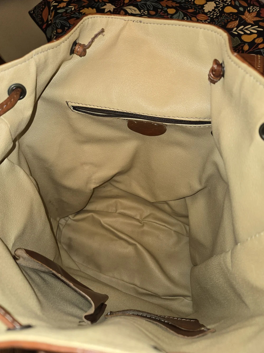Firenze Italian Leather Backpack